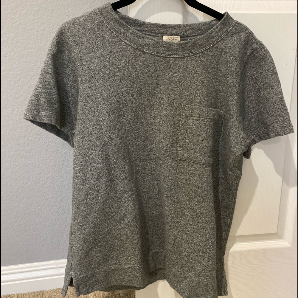 J.Crew Short Sleeve Sweatshirt Pocket Tee